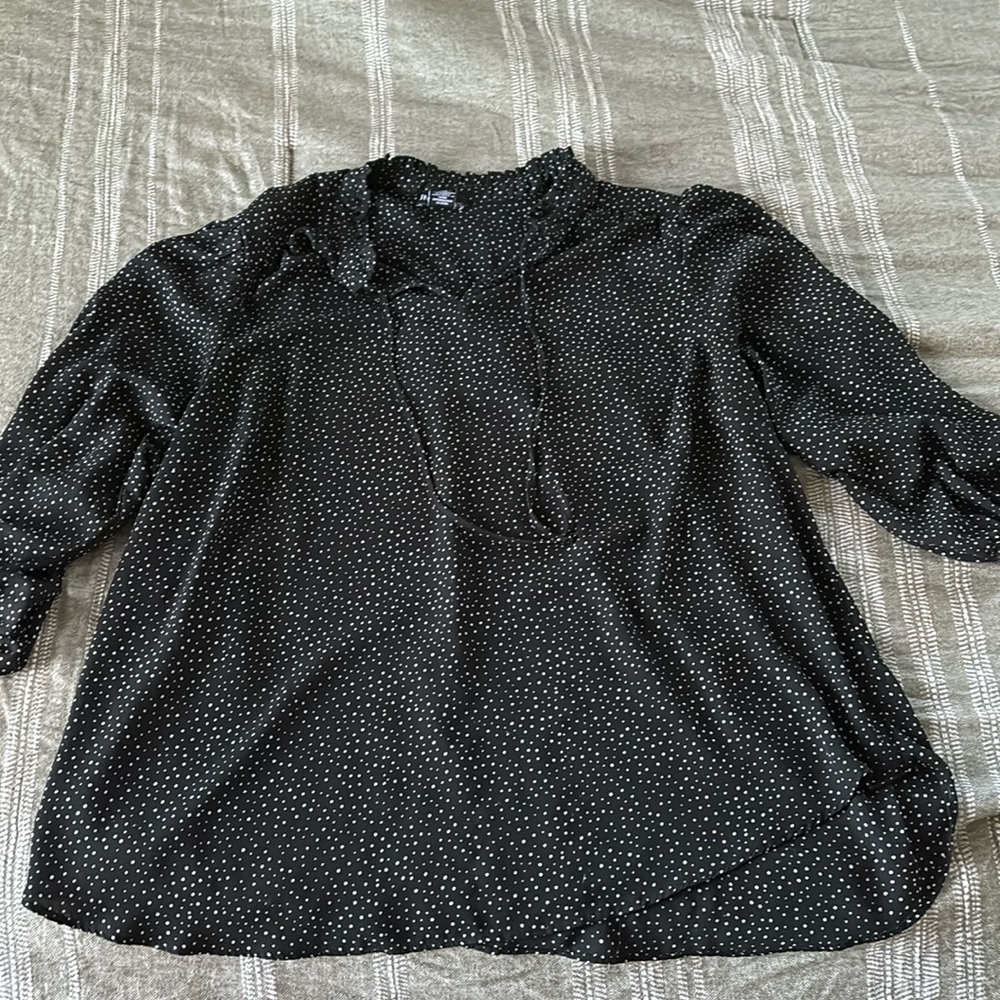 Polka Dot Jones New York Blouse.